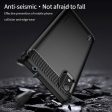 Nokia C2 2nd Edition Mofi Brushed Carbon Fiber Fleksibelt Plastik Cover - Sort For Sale