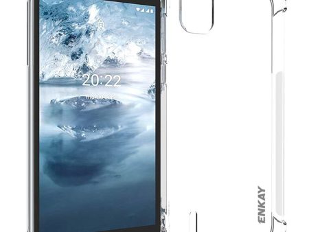 Nokia C2 2nd Edition Enkay Anti-Slip Shockproof Cover - Gennemsigtig Supply