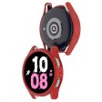 Samsung Galaxy Watch 4   5 (44mm) Plast Cover - Rød For Sale