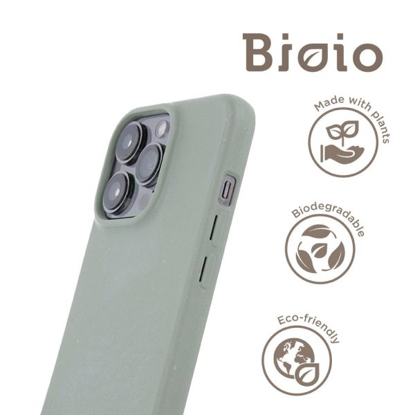 iPhone 14 Pro Bioio 100% Plantebaseret Cover - Grøn For Cheap