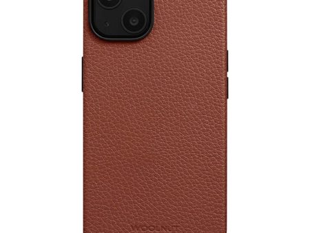 WOOLNUT iPhone 14 Plus Ægte Læder Cover - MagSafe Kompatibel - Brun Online Hot Sale