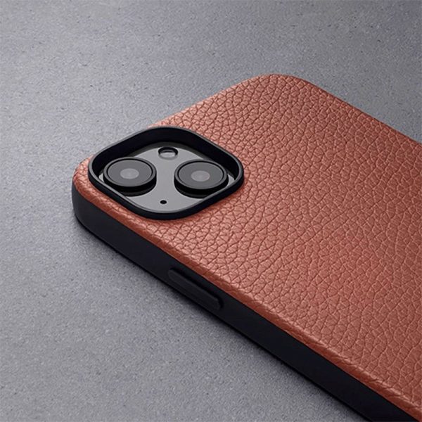 WOOLNUT iPhone 14 Plus Ægte Læder Cover - MagSafe Kompatibel - Brun Online Hot Sale