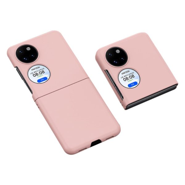 Huawei P50 Pocket Hårdt Plastik Cover m. Gummi Belagt Overflade - Lyserød Online now