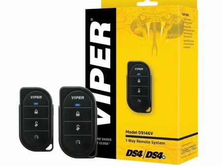 Viper D9146V 1-Way 4-Button DS4   DS4+ RF Kit with up to 1 4 Mile Range (Remotes Only) Fashion