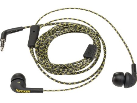 Kicker Flow Black Earbuds 46EB74 Supply