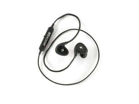 Kicker EB400 Waterproof Bluetooth® Earbuds Earbuds - 44EB400BTB Online Hot Sale