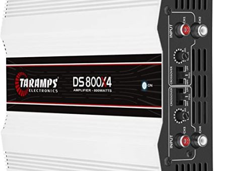 Taramps DS 800x4 4 Channels 800 Watts Rms Car Audio Amplifier 1 Ohm on Sale