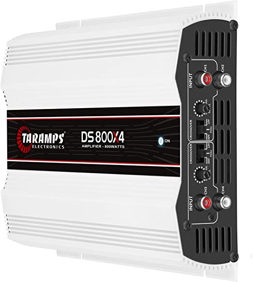 Taramps DS 800x4 4 Channels 800 Watts Rms Car Audio Amplifier 1 Ohm on Sale