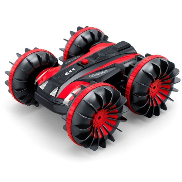 2.4GHz 4WD 1:18 Waterproof 360 Degree Spins Double-sided Stunt Rotatable RC Car Off Road Gift Vehicle Amphibious Boat Birthday Online