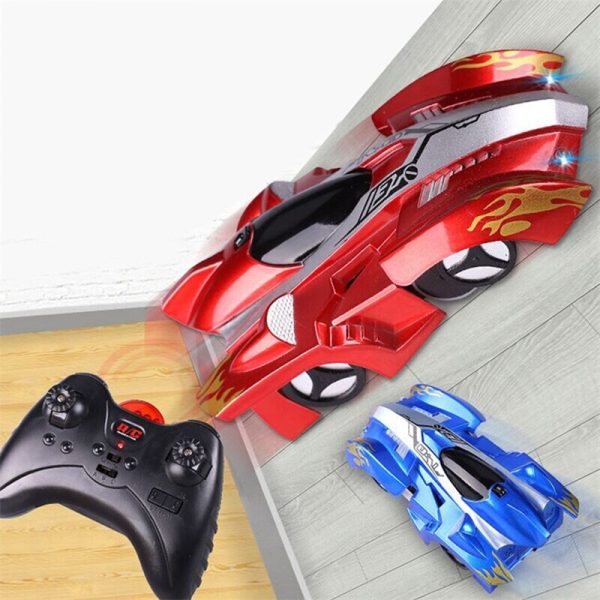 Wireless Electric Remote Control Children RC Wall Climbing Car Toy Model Bricks Mini Drift Flashing Race Toys for Baby Kids Supply