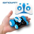 Sinovan Mini RC Car 2.4G 4CH Stunt Drift Deformation Buggy Rock Crawler Roll Car 360 Degree Flip Car Blue Toys for Kids Sale