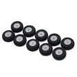 10pcs lot High quality Airplane Wheels 30mm 40mm 55mm 65mm 75mm Airplane sponge wheels Hot on Sale