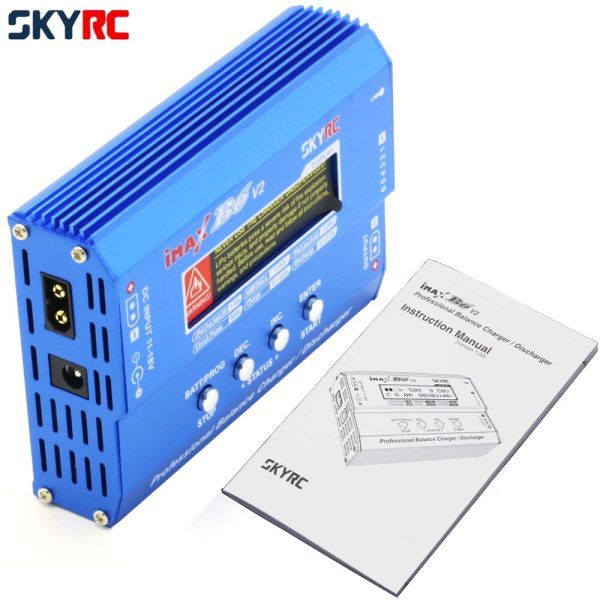 1pcs 100% Original SKYRC IMAX B6 V2 Digital RC Lipo NiMh Battery Balance Charger With 12v 5A AC POWER Adapter(EU US UK AU plug) on Sale