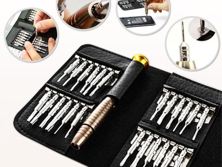 DANIU 25 in 1 Multi-purpose Precision Screwdriver Wallet Set Repairtools For Computer Mobile Phone RC Drone Quadcopter Online Hot Sale