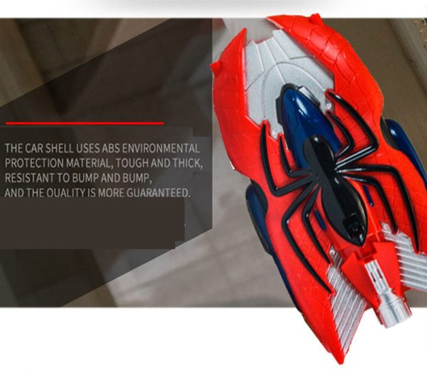 2019 Spider Man RC Wall Climbing Super Racing Car Remote Control Car with LED Light Early Education Best Gift for Child Sale