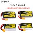 Tattu R-line Rline Version 120C V3 3.0 1300 1550 1800 2000mAh 4S 14.8V Lipo Battery XT60 Plug for FPV Racing Drone RC Quadcopter on Sale