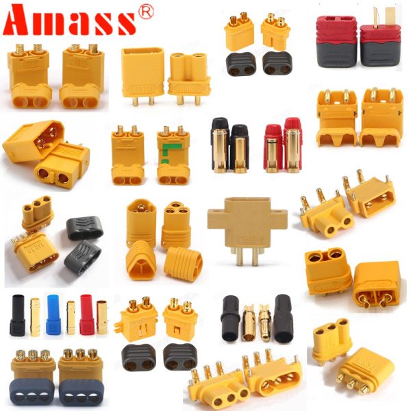 10 x Amass XT60+ XT30U XT60U XT90 XT90-S MR60 MR30 XT60PW XT90PW XT30PW AS150 XT150 XT60-P MR30PB MT30 MT60 Connector (5 Pair ) For Cheap