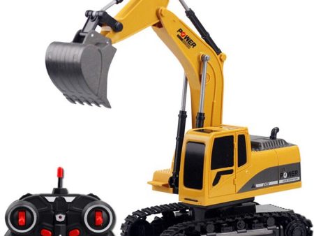 2.4Ghz 6Ch 1:24 Rc Excavator Mini Rc Truck Rechargeable Simulated Excavator Gift Toy For Kids Discount