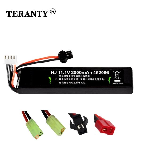 11.1v Lipo Battery for Water Gun 3S 11.1V 2000mAh 30C 452096 battery for Mini Airsoft BB Air Pistol Electric Toys Guns Parts Online now