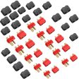 2 5 10 Pairs AMASS Upgrated Sheathed T Plug Connectors Dean Style with Protection Cover for RC Battery ESC Motor Controller Online now