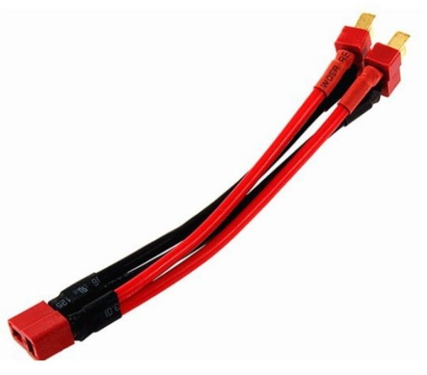 T-Plug Y Wire Harness Female to Male T Plug Parallel Battery Pack Connector Cable Online now