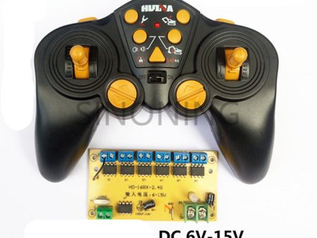 12 CH high-power 2.4G remote control and receiver car ship Tank excavator DIY 6-15v For Discount