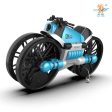 2 in 1 Deformation RC Folding Motorcycle 2.4G WIFI Remote Control Motor Bike Folding 4 Axis 0.3MP WiFi camera Drone Cheap