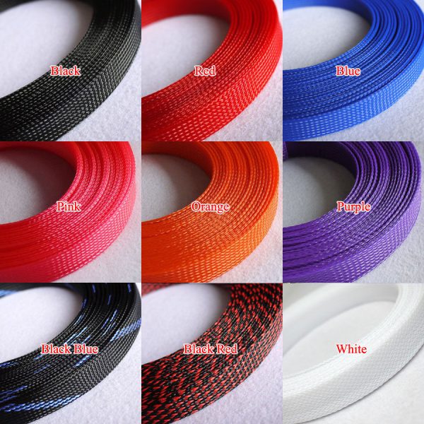 1 Meter 6mm New Tight Braided PET Expandable Sleeving Cable Wire Sheath For FPV Racing Drone Quadcpter Motor ESC Parts Discount