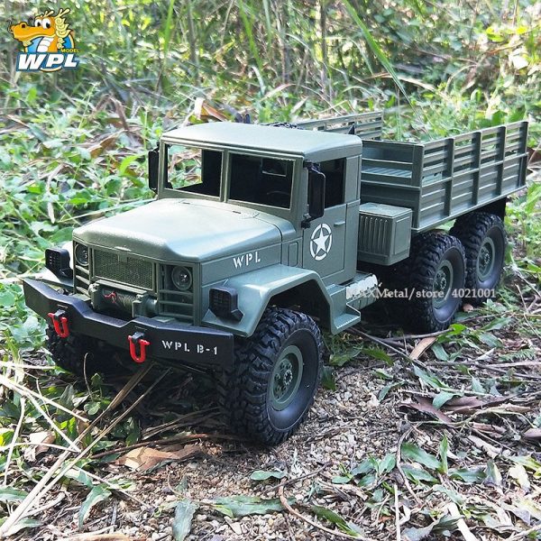 WPL B16 B-16 1:16 RC Truck WPL RC Crawler Car 6WD 2.4G Mini Off-Road Remote Control Car 15km H Top Speed Mini RC Monster Truck Discount