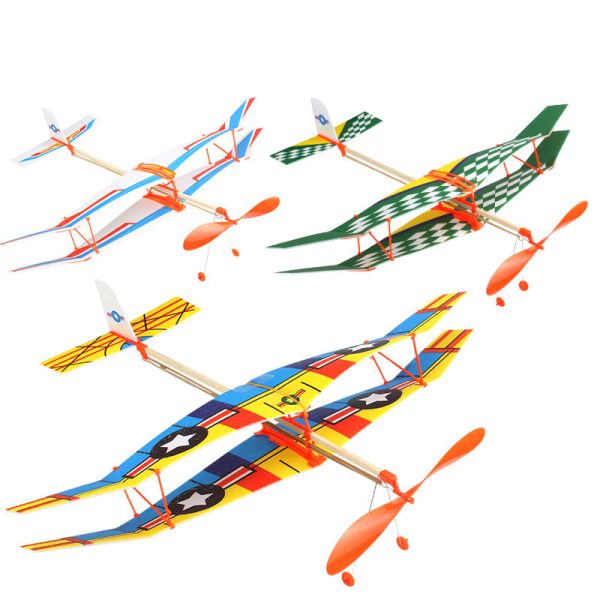 Tensible motor Airplane Inertial Foam Glider Aircraft Toy PBiplane Model Outdoor Toy Educational Toys For Sale