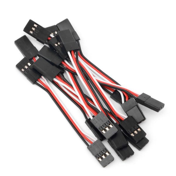 10pcs 50mm-300mm Male To Male Quadcopter Extension Servo Lead Futaba JR Wire Cable RC Online Hot Sale