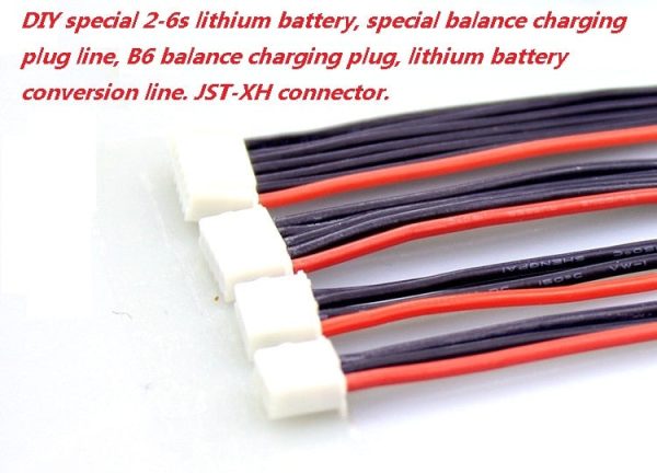 10Pcs lot 2s 3s 4s 5s 6s LiPo Battery Balance Charger Plug Line Wire Connector 22AWG 100mm JST-XH Balancer cable on Sale