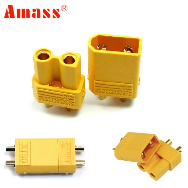 10pcs Amass XT30U Male Female Bullet Connector Plug the Upgrade XT30 For RC FPV Lipo Battery RC Quadcopter (5 Pair) Online Sale