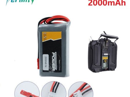 Original Rc Lipo Battery 2S 7.4V 2000MAH Lipo Battery for Jumper T16 Open Source Multi-protocol Radio Transmitter battery Online Sale