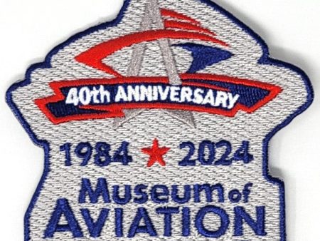 Museum of Aviation 40th Anniversary Patch For Discount