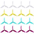 24PCS 12 Pairs Gemfan Hurricane 51499 5 Inch 3-Blade Propeller CW & CCW For 2205 2306 Brushless Motor RC FPV Racing Drone Sale