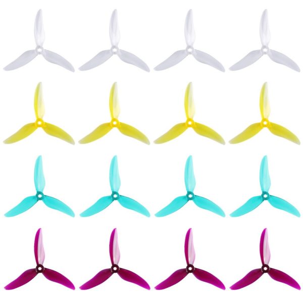 24PCS 12 Pairs Gemfan Hurricane 51499 5 Inch 3-Blade Propeller CW & CCW For 2205 2306 Brushless Motor RC FPV Racing Drone Sale