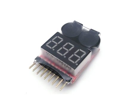 1PCS 1-8S Low Voltage Buzzer Alarm Lipo Battery Voltage Indicator Tester for RC Car RC Boat RC Drone Online Hot Sale