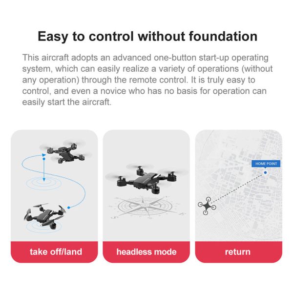 RC Drone 4K HD Aerial Camera Quadcopter Optical Flow Positioning New RC Drone Dual Camera WIFI FPV Headless Mode Helicopter Dron Discount