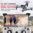 SG907 GPS Drone with 4K 1080P HD Dual Camera 5G Wifi RC Quadcopter Optical Flow Positioning Foldable Mini Drone VS E520S E58 Online Sale