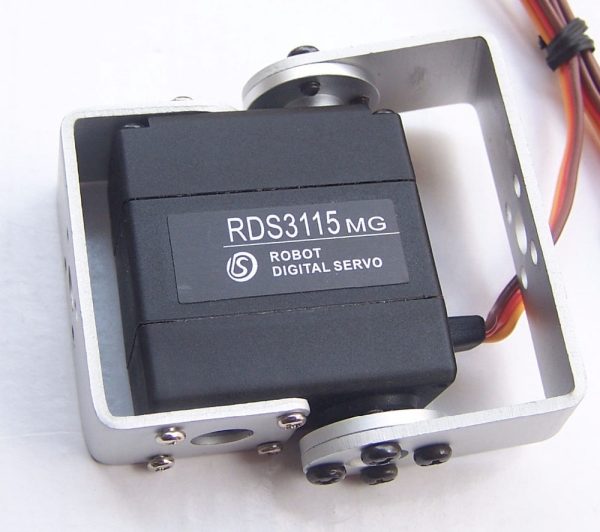 1XOriginal factory Robot servo 15kg RDS3115 metal gear digital servo arduino servo with Long and Short Straight U For Sale