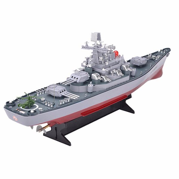 RC Boat 1:250 WarShip Remote Control Military Battleship Central Command Cockpit Seaplane Electronic Model For Kids Hobby Toys Online Sale