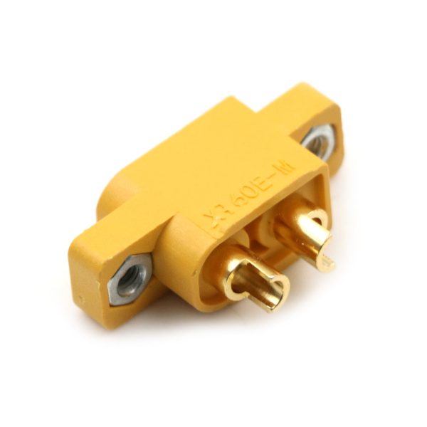 Yellow XT60E-M Mountable XT60 Male Plug Connector For RC Models Multicopter Fixed Board DIY Spare Part Remote Control Toy Parts Sale