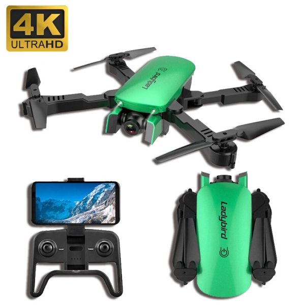 2019 New drone 4K HD aerial camera quadcopter optical flow hover smart follow dual camera remote control helicopter with camera Sale