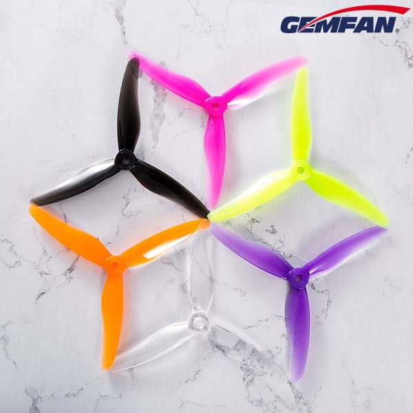 24pcs  12 pairs Gemfan 51433 5inch 3 blade  tri-blade Propeller Props CW CCW Compatible T-motor for FPV Racing Drone on Sale