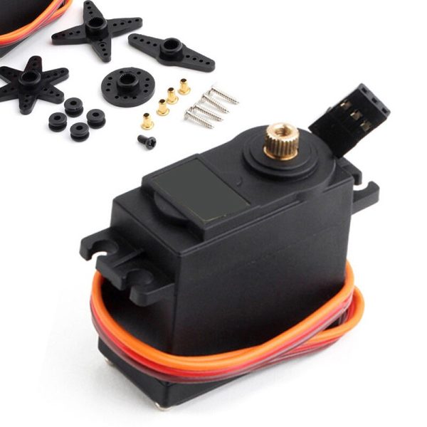 1 Set Digital Metal Gear Servo Motor MG995 360 Degree High Torque Metal Gear RC Servo Motor For Boat Helicopter Car Online