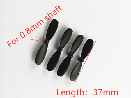 2 Pairs CW CCW Propeller Props Blade for RC 37mm Mini Racing Drone H49 Quadcopter Aircraft UAV Spare Parts Accessories Component Sale