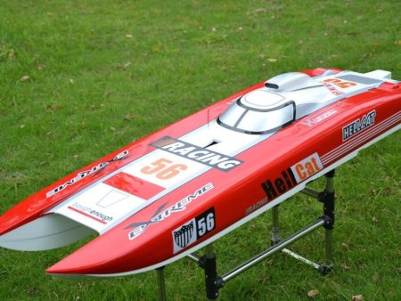 New DTRC G30E Hell Cat Catamaran 30CC Fiberglass Gasoline Racing Boat with 30CC Gasoline Engine Fashion