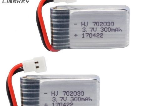 2pcs sets 3.7V 300mAH Lipo Battery For E55 Udi U816 U830 F180 FY530 Remote control helicopter 3.7V 300mAH 15C XH plug Wholesale on Sale