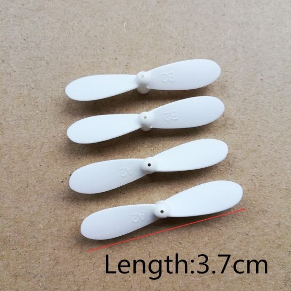 2 Pairs CW CCW Propeller Props Blade for RC 37mm Mini Racing Drone H49 Quadcopter Aircraft UAV Spare Parts Accessories Component Sale